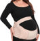 MAMODY Ceinture de Grossesse, Ceinture Grossesse Femme Enceinte, Maternité et Post Accouchement Bande De Ventre – soulage les douleurs du dos, du bassin et de la hanche (Beige, XL)