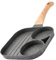 HOMSFOU 1 Pc padella per frittata 2 tazze di uova piastra da cucina padella piatta padella antiaderente padella multiuso padella da cucina bistecca bakeware padella per frittelle Bacon