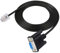 RS232 DB9Pin Buchse auf RJ11 RJ12 6P6C LAN Netzwerk Serielles Konsolenkabel, Plug and Play, 5,9 Fuß