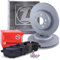 ZIMMERMANN Bremsenset Hinterachse inkl. Bremsscheiben hinten Ø 345 mm innenbelüftet und Bremsbeläge hinten Kompatibel mit BMW 5er (F10), 5er Touring (F11), 6er Coupe (F13), 6er Gran Coupe (F06)
