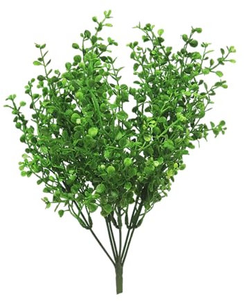mucplants künstlicher Buchs Stecker grün ca. 33 cm Buchsbaum Boxwood Busch Kunstpflanze