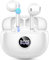 Bluetooth Kopfhörer, Kopfhörer Kabellos Bluetooth 5.3 In Ear Kopfhörer mit 4 ENC Mic, 40H Spielzeit, LED-Anzeige, Wireless Kopfhörer HiFi Stereo Noise Cancelling Earbuds, IP7 Wasserdicht Ohrhörer Weiß