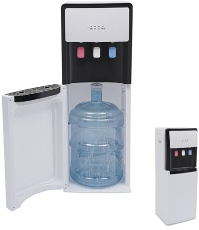 Wasserspender, 500W Bodenstehender Wasserspender mit Bodenbeladung, Kalt Heiß Doppelfunktion Elektrisch Heißwasserspender 85~95 ℃ für Hause Büro Schlafzimmer Wohnzimmer