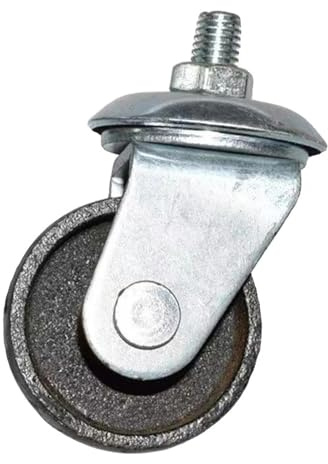 Ronyme Generische Wagenheberrollen, horizontale Wagenheberrollen, schwarze Räder, 12-mm-Schaft, Direktersatzzubehör für 3-Tonnen-Wagenheber