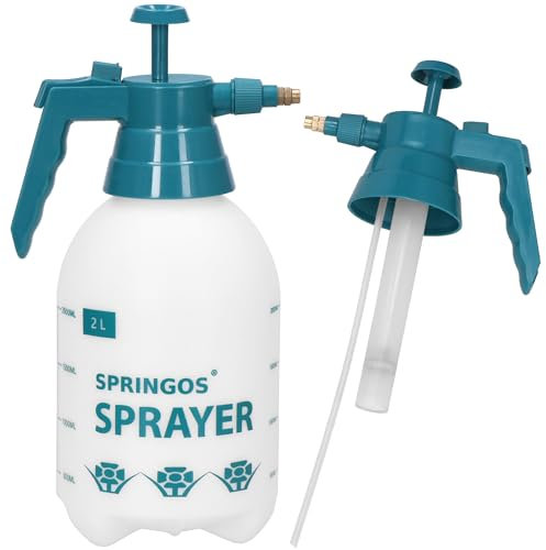 SPRINGOS Spruzzatore a pressione manuale per piante, 2 litri