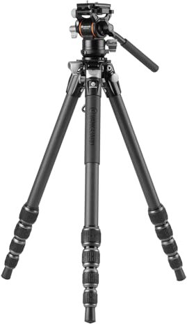 Vanguard Alta Pro 3VLT 235CV10 Reisestativ aus Kohlefaser mit Nivellierfuß und VEO PV-10 kompaktem Videokopf