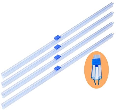 Folienschneider aus Kunststoff, wiederverwendbar, zum Aufstecken, passend für 45,7 cm große Kunststofffolie, Wachspapier, Pergamentpapier, Grillpapier, Backpapierrolle, Zwei-Wege-Wickelschieber, 4