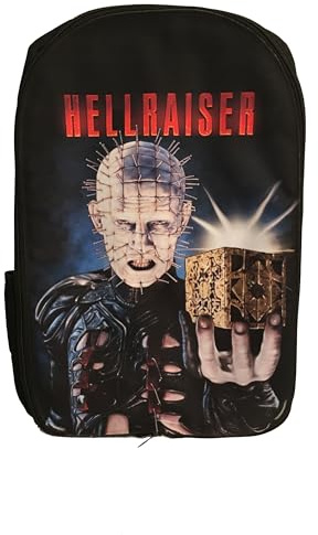 Wild Star Hearts Horrorfilm Hellraiser Große Kapazität Rucksack Horror Film Outdoor Tasche Halloween Casual Rucksack für Schule Arbeit Reisen, Schwarz , One size