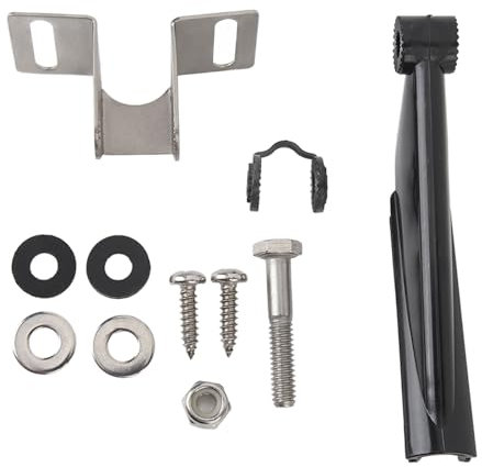 Risegun Transducer Mounting Bracket, Skimmer Transducer Mount Stable Construction Transom Mounting Hardware 000‑10262‑001 Fit for Total-Scan 3D DSI Unit