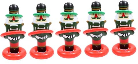 BESPORTBLE Jeu De Lancer Anneaux Casse-Noisette De Noël Anneau Gonflable Jeu De Lancer Interactif Jouet Parent-garçon Fille pour Fête