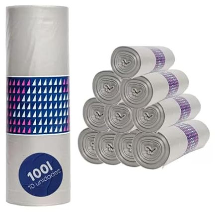 Bolsas de basura transparentes de 100L