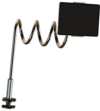 Ldabrye Tablet-Ständer, Halterung, Clip mit Griff, flexibler langer Arm, Schwanenhals, langer Arm, Handyhalter, Ständer, Ersatz
