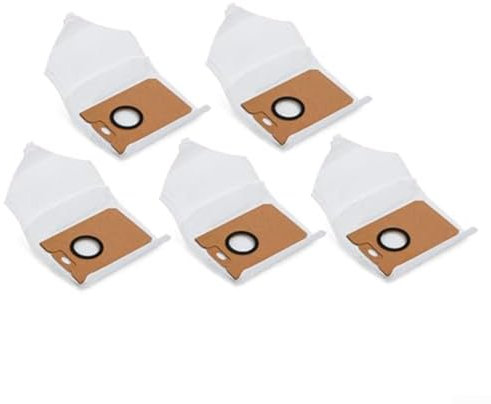 Jotekonoby Staubsaugerbeutel für MEDION Robot Vacuum X42 SW+ MD 12034 3L großes Fassungsvermögen, 4-lagige Filtration, Vliesstoff, einfache Installation (5 Stück)