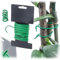 KADAX Filo da giardino 3 mm x 5 m, filo verde per il fissaggio di piante, filo gommato, resistente alle intemperie, per giardino, filo di fiori rivestito