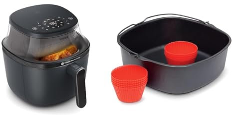 Philips Airfryer 3000 Series 6.2L + Backform & 9 Muffinformen