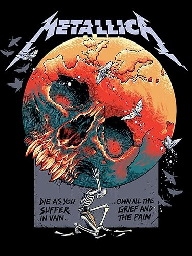 Postercinema Metallica Music Wall Art - Poster, 30 x 40 cm
