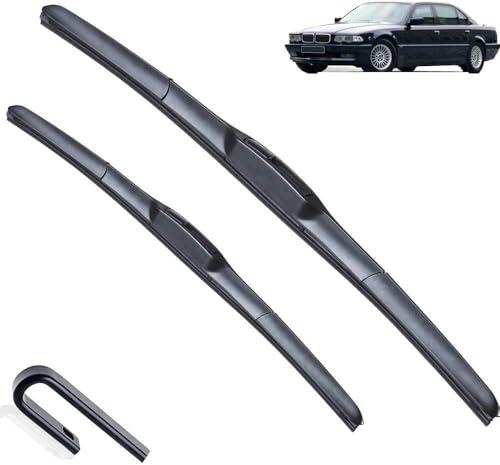 LiLiHeng Auto Scheibenwischer für BMW 7 Series E38 1995~2001 Car Wiper Windshield Front Wiper Blades Windshield Windscreen Clean Window Car Rain Brushes