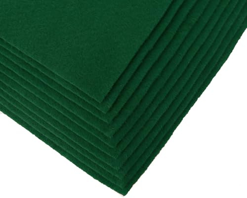 maDDma Bastelfilz Bögen 10er-Pack Flex Filz DIN A4, Stärke 1,5-2mm, Filzplatte, 50 Farben