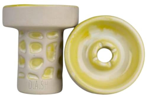 Cazoleta Phunnel Dash Honey - Gres Blanco - Especial para Provost | Cazoleta Shisha de Alto Rendimiento con Carga de 15g - Esmalte Resistente al Calor