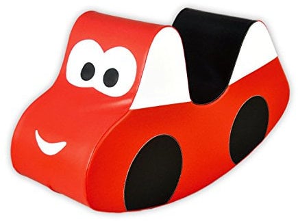 IGLU SOFT PLAY Schaukelpferd Kinder Schaukeltier Baby Schaukelspielzeug Spielzeug (Rot)