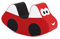 IGLU SOFT PLAY Schaukelpferd Kinder Schaukeltier Baby Schaukelspielzeug Spielzeug (Rot)