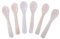 Marycrafts Set 6 Caviar Spoons Weißes Perlmuttlöffel Kaviarlöffel Handarbeit