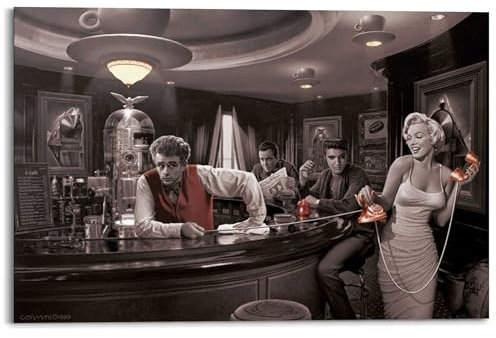 REINDERS Wandbild, Java Dreams, Hobbyraum, Bilder, Wanddeko, Room Decor, MDF, Schwarz, 60x90cm