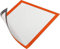 Durable 486909 DURAFRAME Magnetic A4-4869 Magnetrahmen DIN A4 Orange (B x H) 238mm x 324mm 5St.