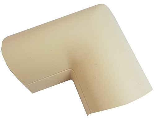 30mm x 15mm Magnolia Clip-Over Over Door Top Trunking Adapter – Wall Conduit AV/TV | Loops