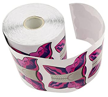 Frcolor 100 pz Nail Forms Forma di Farfalla Nail Art Guida Forma Sticker Acrilico UV Punta di Punta Extension Chiodo Dorato Strumento di Supporto del chiodo