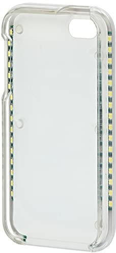 Oxo - Cover luminosa per selfie con illuminazione LED ricaricabile, flash, interruttore a intensità variabile, per iPhone 5S e 5SE, colore: Bianco