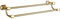 SHUGUANG Handtuchhalter Messing Handtuchstange Wandmontage WC Handtuchständer Gold Badaccessoires für Badezimmer Küche Hause, Schraubmontage