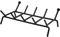 Poggialegna pesante a 5 barre brucia legna brace per camino in ferro battuto massiccio cm.50x30x15 h.quattro piedi in ghisa piena. diametro barra mm.12.Fatto e prodotto in Italia