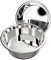 Mighty Paw Stainless Steel Dog Bowls (2 Pack) | Non-Slip Rubber Bottom and No Spill Design. Dishwasher Safe Metal Food & Water Dish Set for Small & Large Pet Breeds. (Medium, Dogs 30-70 lbs, 7”)