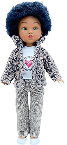 Folk Artesanía Simona Mulata Original Puppe, 40 cm, Kollektion Designs Fashion Limited Edition 421M-28