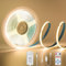 PAUTIX COB LED Streifen Warmweiss 2700K, 3m 480LEDs/M Dimmbar 24V Flexibel LED Strip lights Set mit RF Fernbedienung und Netzteil,CRI 85+ Hell Unterbauleuchte für Home DIY Dekoration,Timerfunktion