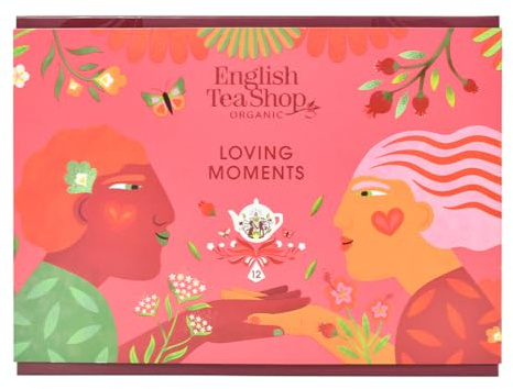 English Tea Shop Geschenkpackung Loving Moments Pyramiden-Teebeutel, 12 Stück