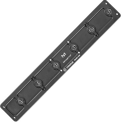 FANAUE MLOK-240DG MLok Arca Rail Type Quick Release Plate, Kompatible mit Arca-Swiss/RRS Dovetail Slot Tripod Ball Head Quick Release Plate, Stativ-Adapter Sein aus Aluminiumlegierung ist 9,45 lang