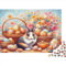 Ostern 1000 Teile Puzzle Puzzle Für Erwachsene Impossible Puzzle Puzzle Farbenfrohes Erwachsenen Puzzle Ab 14 Jahren 1000pcs (75x50cm)