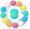12 Stück Wasserbomben Wiederverwendbar Krapfen Wasserballons | Eine Sekunde Schnellfüller Wasserbombe | Magnetische Wasserbomben Selbstschließend Silikon Splashball Wasserspielzeug Kinder