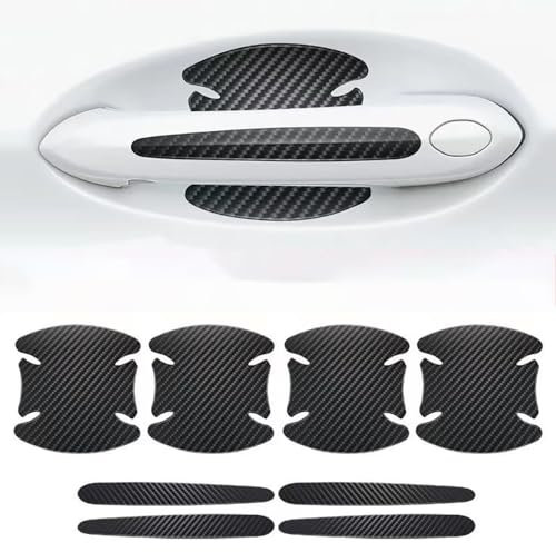 8 Pcs Car Door Handle Protectors Film, for Ford Transit Custom 2018-2022 2023 Car Door Cup Handle Protector Sticker Door Handle Anti Scratch Protective Film,A