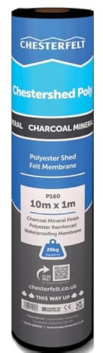 Chesterfelt Polyester Reinforced Shed Roofing Felt (Charcoal)
