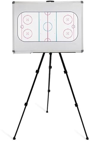 lhyangroupao Magnetische Trainer Taktiktafel Taktikmappe, Magnettafel, Wird mit Trocken Abwischbarem Marker und Radiergummi Geliefert, Hockey-Whiteboard für Trainer, Eishockey-Coaching-Tafel