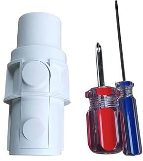 Connecteur de tuyau en aluminium for aspirateur sans fil/tuyau d'extension/tige télescopique. Compatible avec Dreame V8 V9 V9P V10 XR.(Head 1)