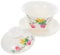 GLEAVI Tazón de bendiciones y salud té taza de te sopera china cuenco de porcelana china porcelana blanca blanco
