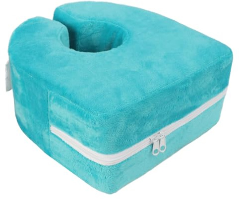 YJZQ Talonnières Repose-Pied Coussin Anti-escarres Aide Sommeil 1PCS Soutien de Cheville/Poignet Oreiller Jock-strap Housse Amouvible & Fixation positionné pour personnages âgées handicapés paients