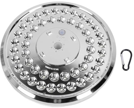 LED Solar Fahnenmast Licht 48 Helle Lichter 12h Wasserfest für, Garten - Plastik 1 Licht (Versilbert)