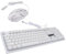iplusmile 1Ensemble Jeu de Clavier et Souris de Jeu Mécanique USB Filaire Kit Ergonomique pour Gamer avec Éclairage LED pour Bureau et Maison