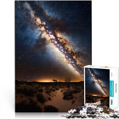 Der Kern der Milchstraße 1000-teiliges Puzzle für Teenager Stressabbau Schwierige Herausforderung Wohnkunstdekor 38x26cm
