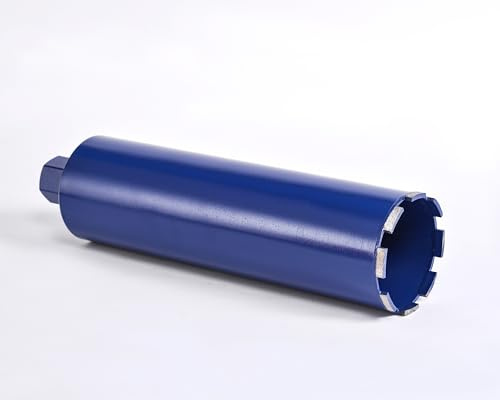 Diamantbohrkrone UNC 1 1/4 Zoll 26-244 mm Durchmesser 400mm LängBohrkrone Kernbohrer mit Turbo Diamantsegmenten (Ø 120mm x L 400mm)